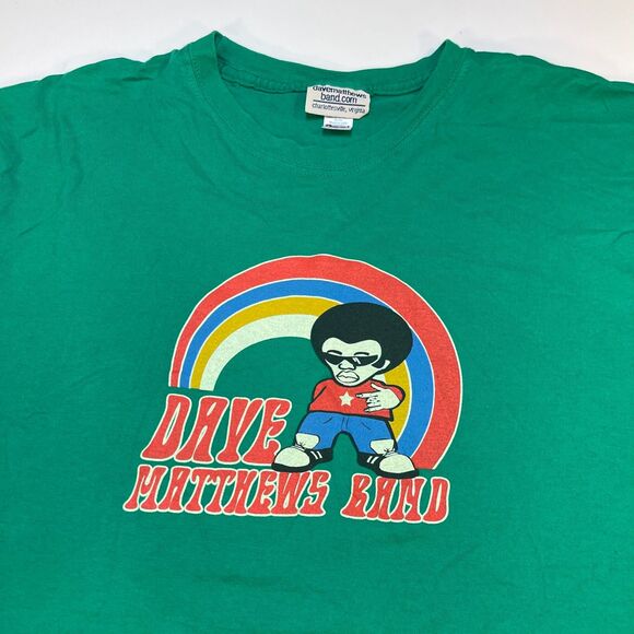 Rare DAVE MATTHEWS BAND Rainbow Soul Concert Tour T Shirt Mens L  DMB Authentic - Picture 1 of 4